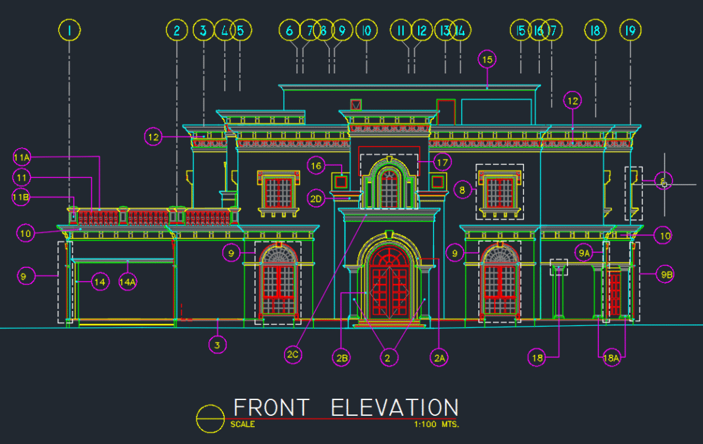 مقاول تصميم معماري عمارة سكنية بجدة