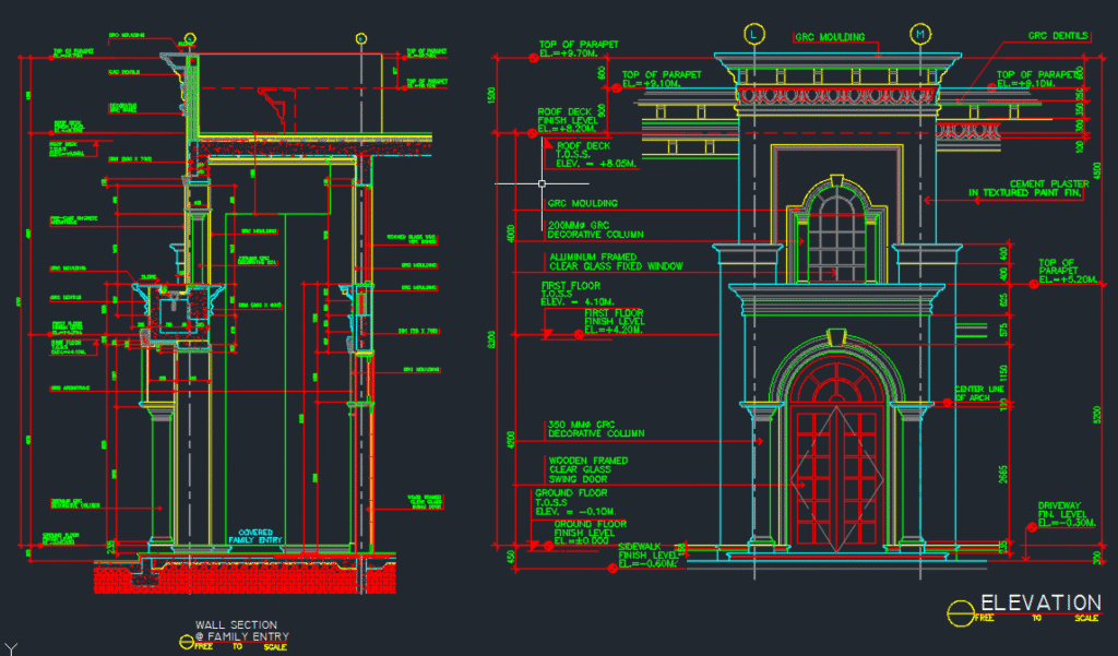 مقاول تصميم معماري عمارة سكنية بجدة